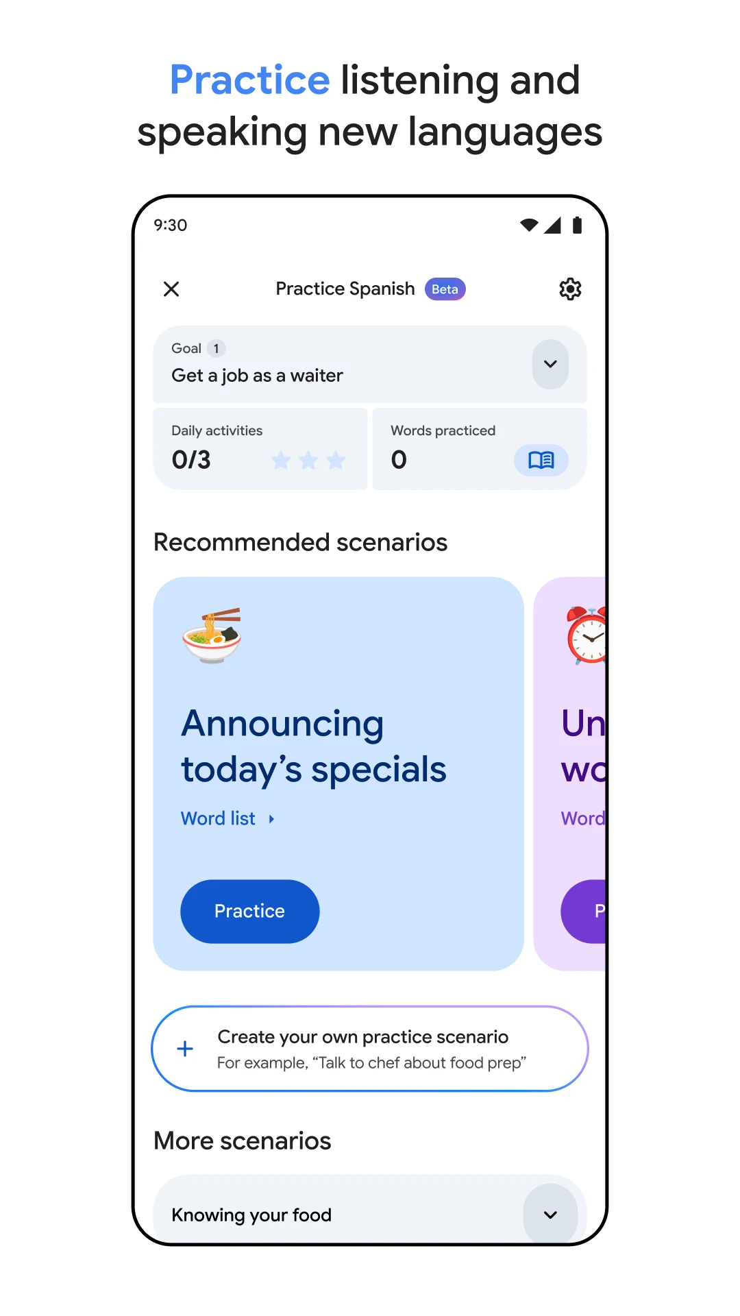 Google Translate app store screenshot 5 — Tools (Android)