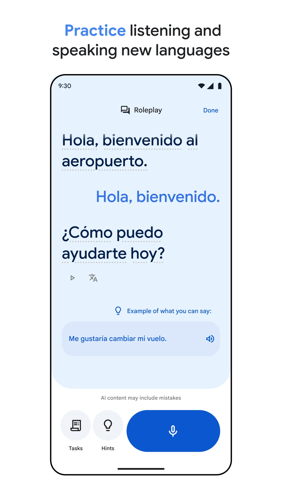 Google Translate app store screenshot 6 — Tools (Android)
