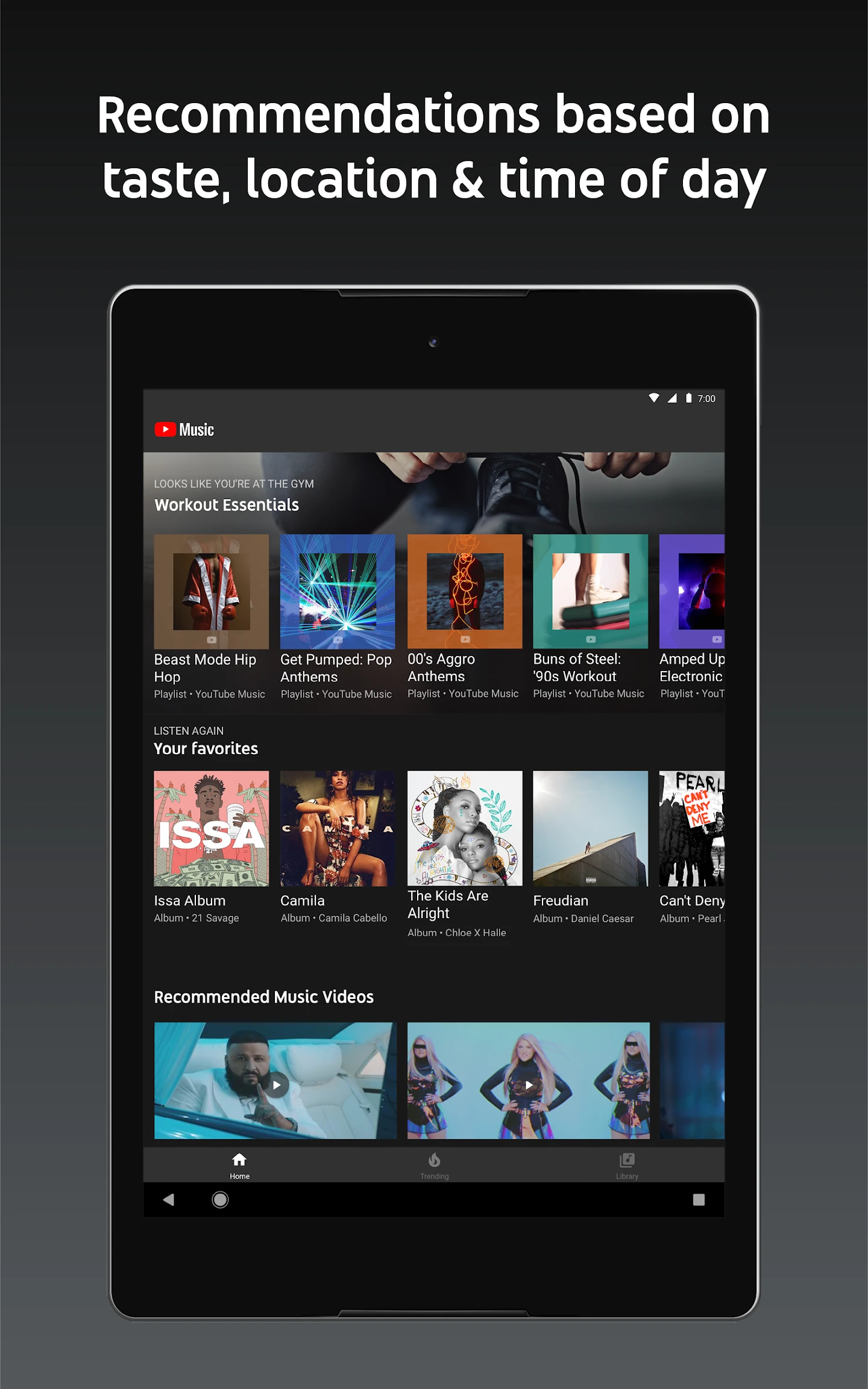 YouTube Music app store screenshot 13 — Music And Audio (Android)