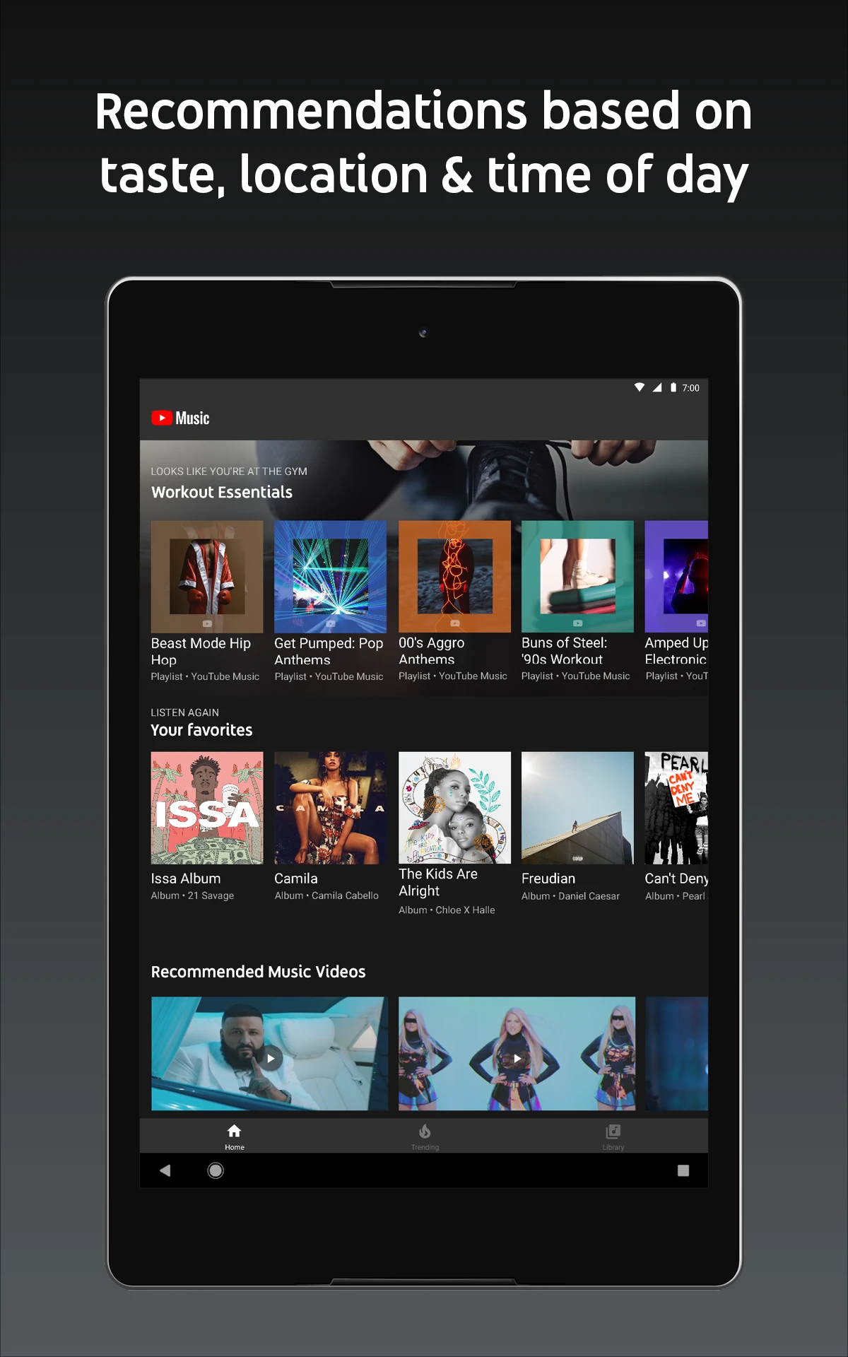 YouTube Music app store screenshot 8 — Music And Audio (Android)