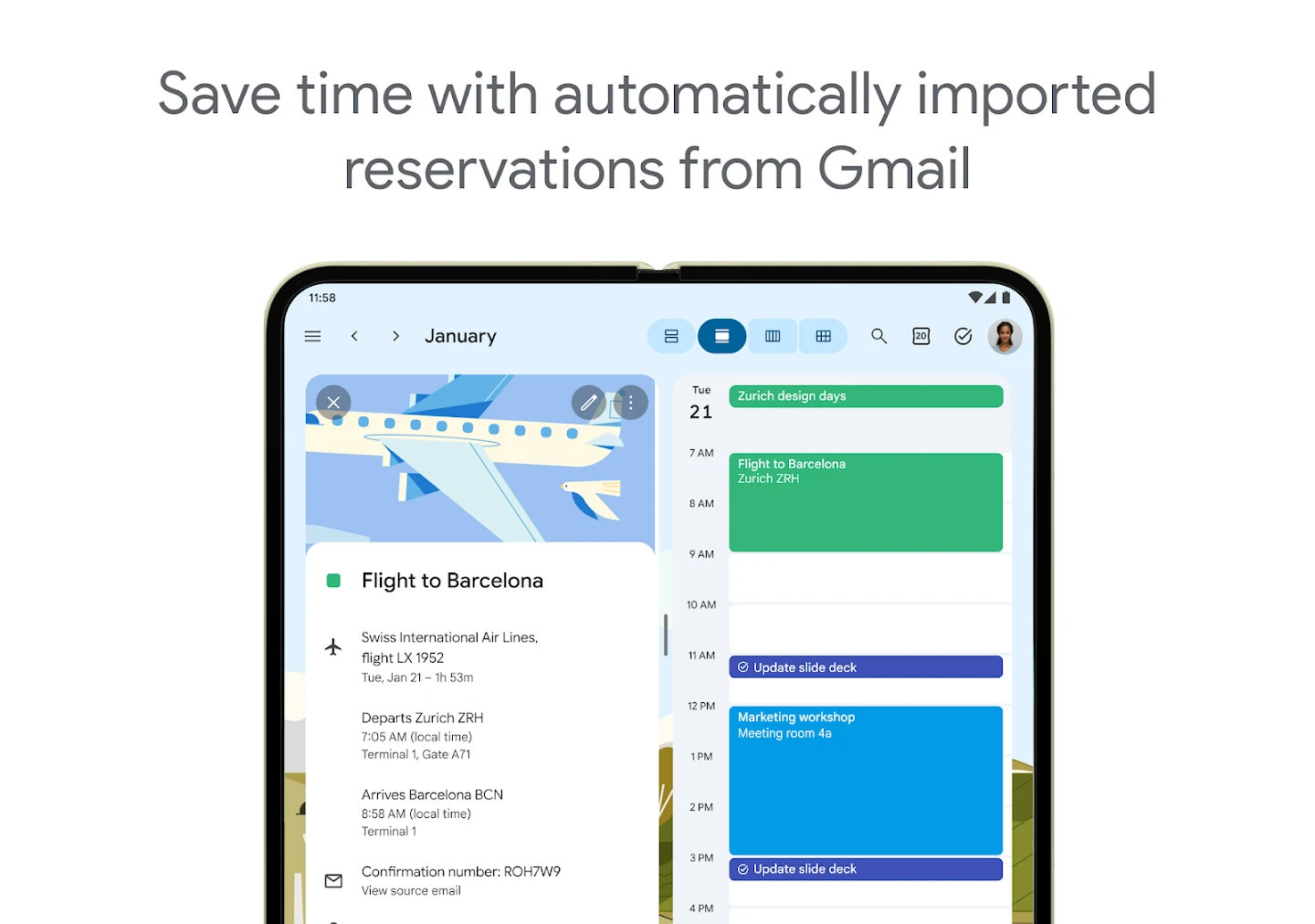 Google Calendar app store screenshot 12 — Productivity (Android)