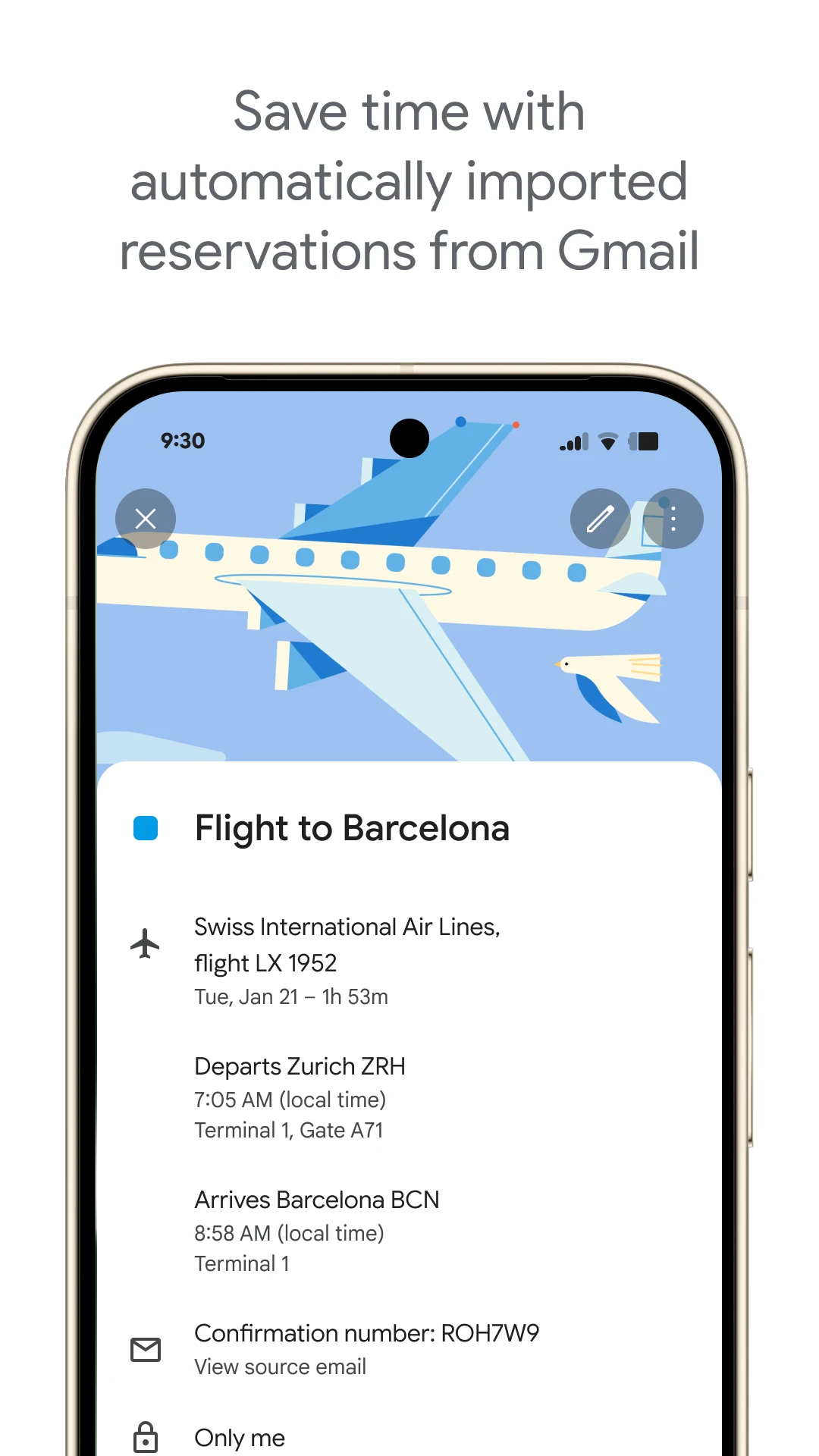 Google Calendar app store screenshot 4 — Productivity (Android)