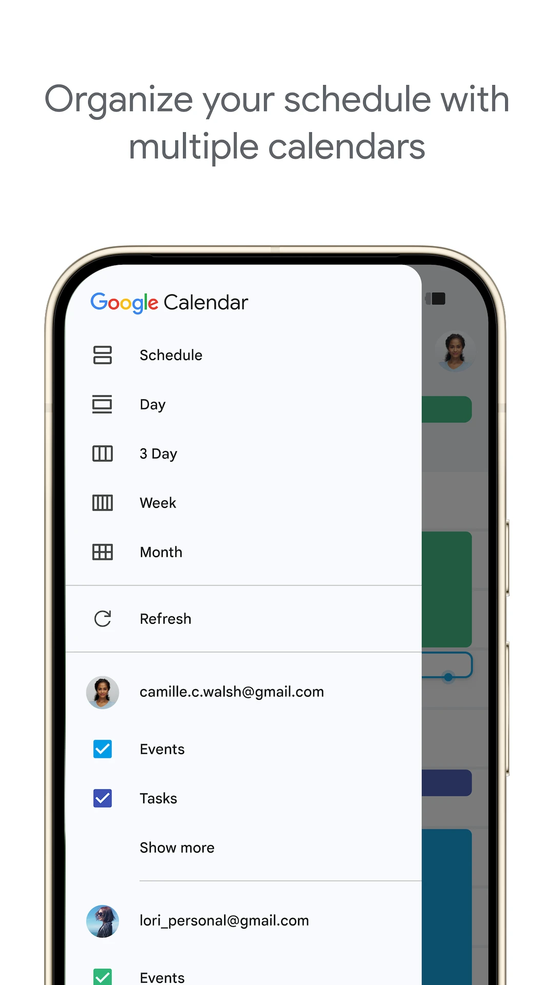 Google Calendar app store screenshot 7 — Productivity (Android)