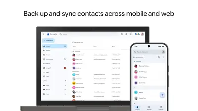 Contacts app store screenshot 1 — Communication (Android)