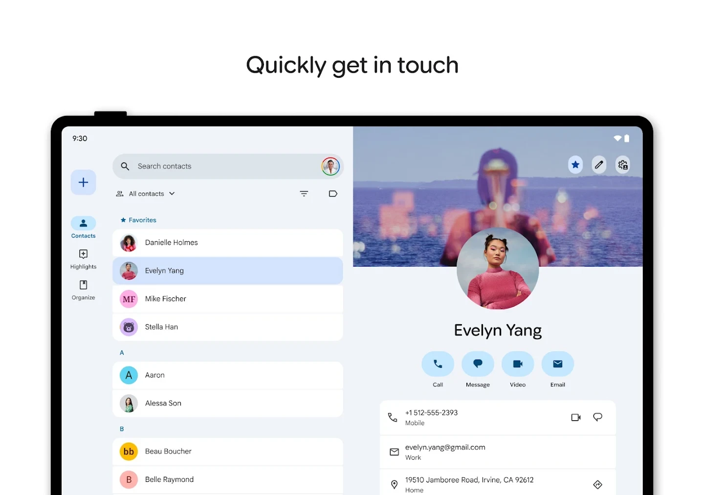 Contacts app store screenshot 9 — Communication (Android)