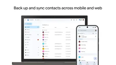 Contacts app store screenshot 1 — Communication (Android)