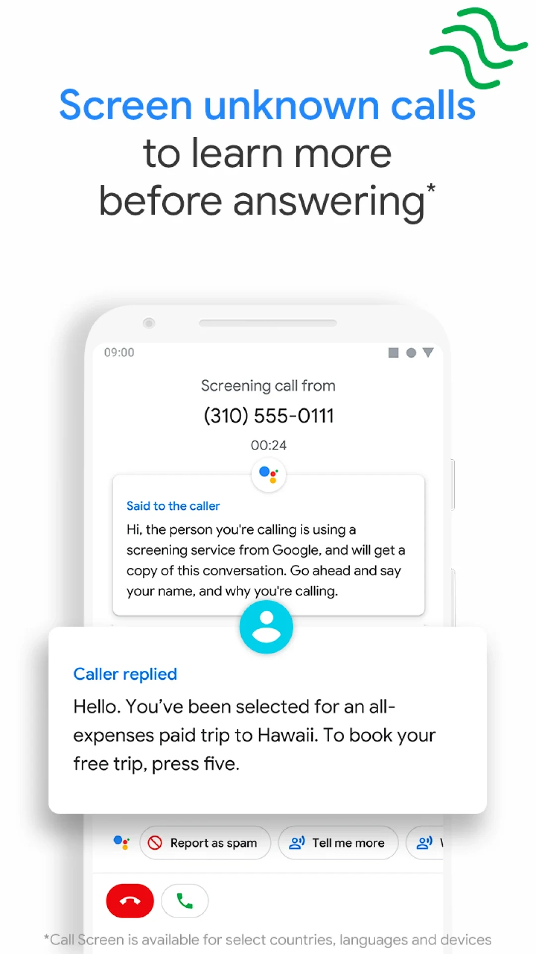 Phone by Google app store screenshot 3 — Tools (Android)