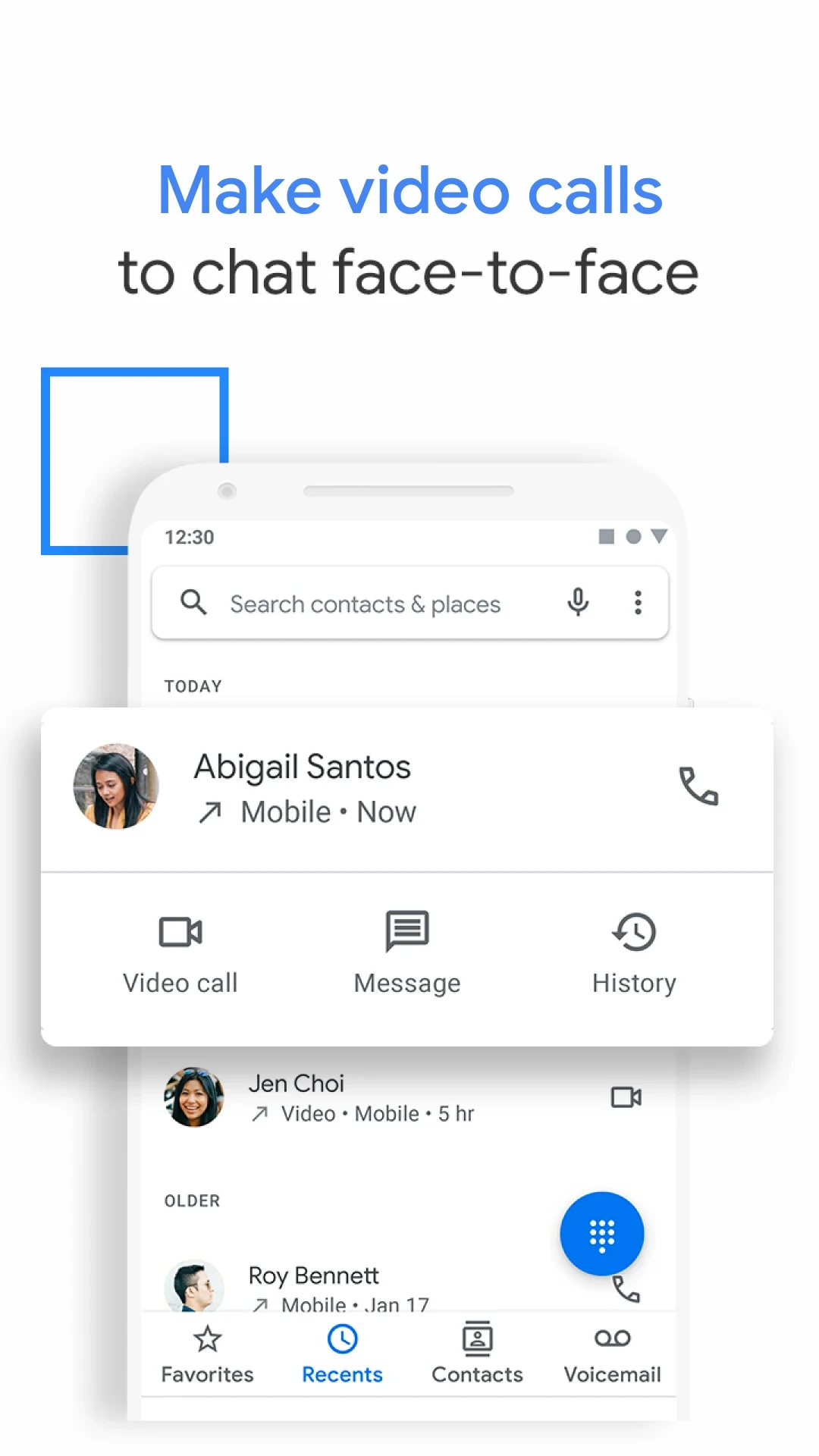 Phone by Google app store screenshot 6 — Tools (Android)