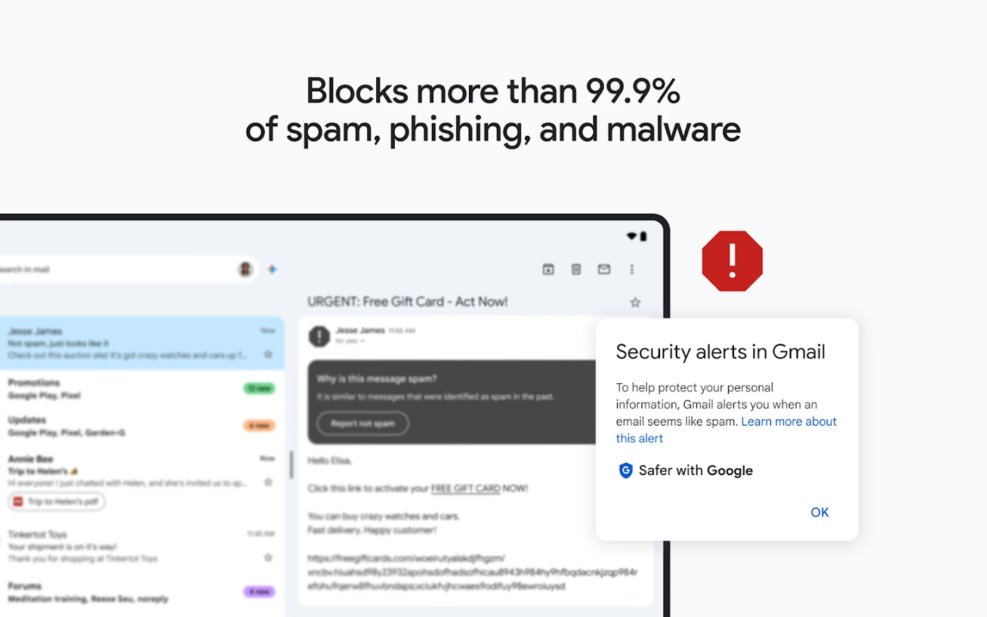 Gmail app store screenshot 15 — Communication (Android)