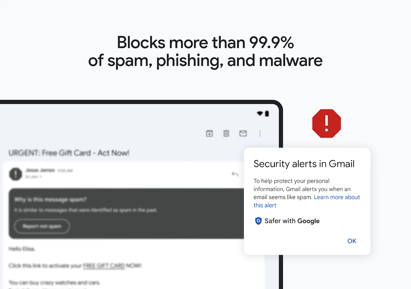 Gmail app store screenshot 23 — Communication (Android)