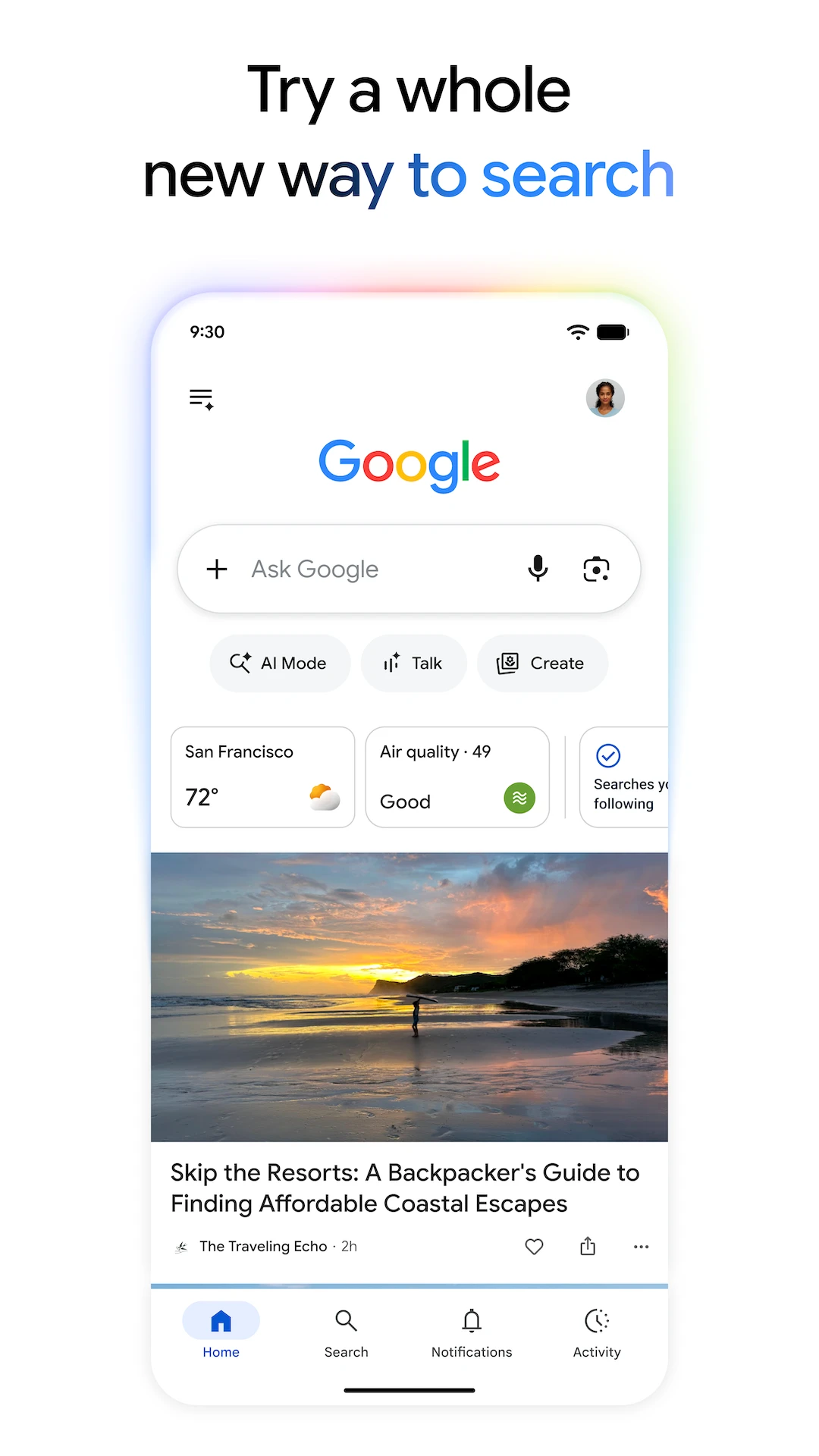 Google app store screenshot 1 — Tools (Android)