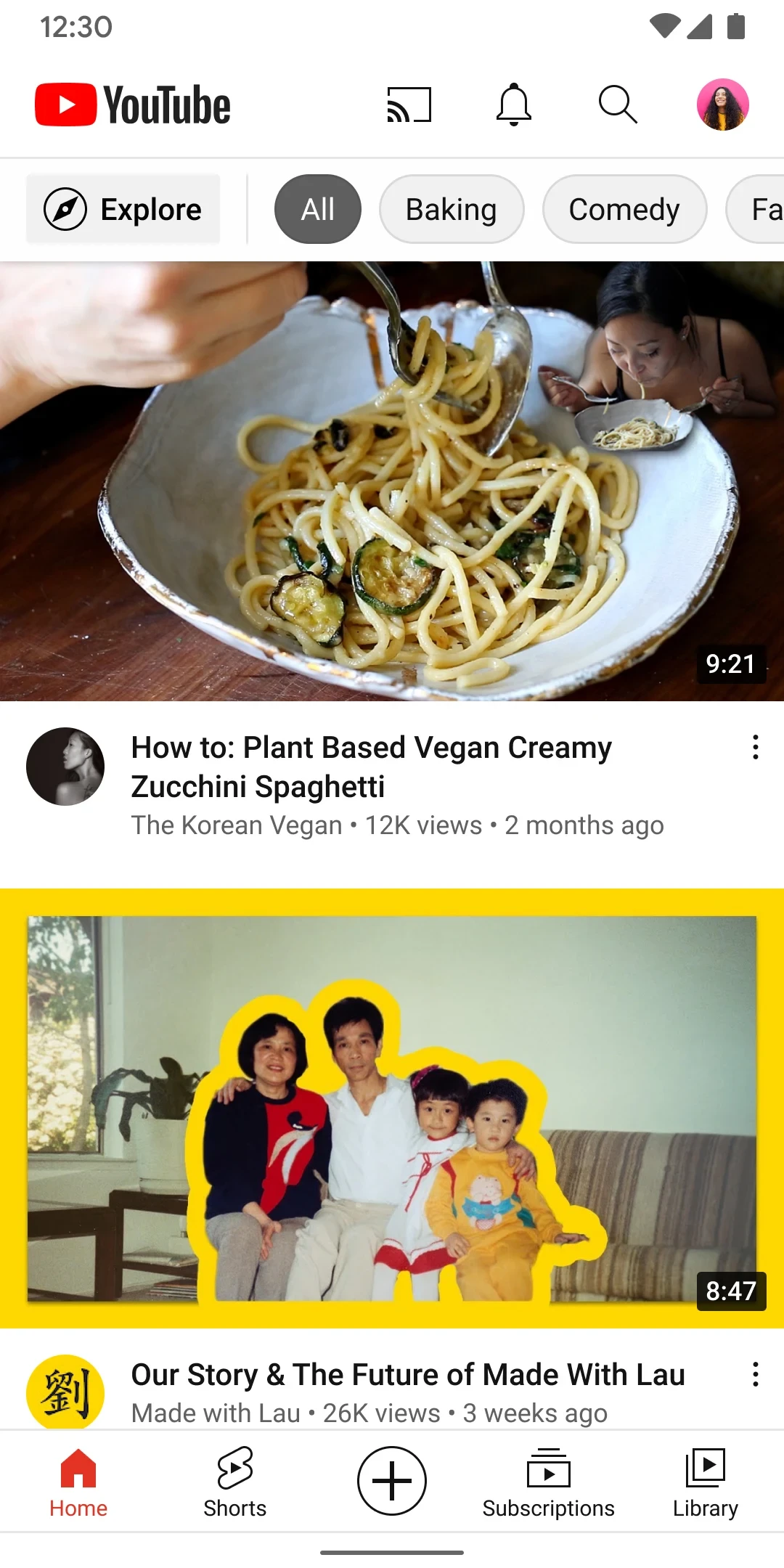 YouTube app store screenshot 4 — Video Players (Android)