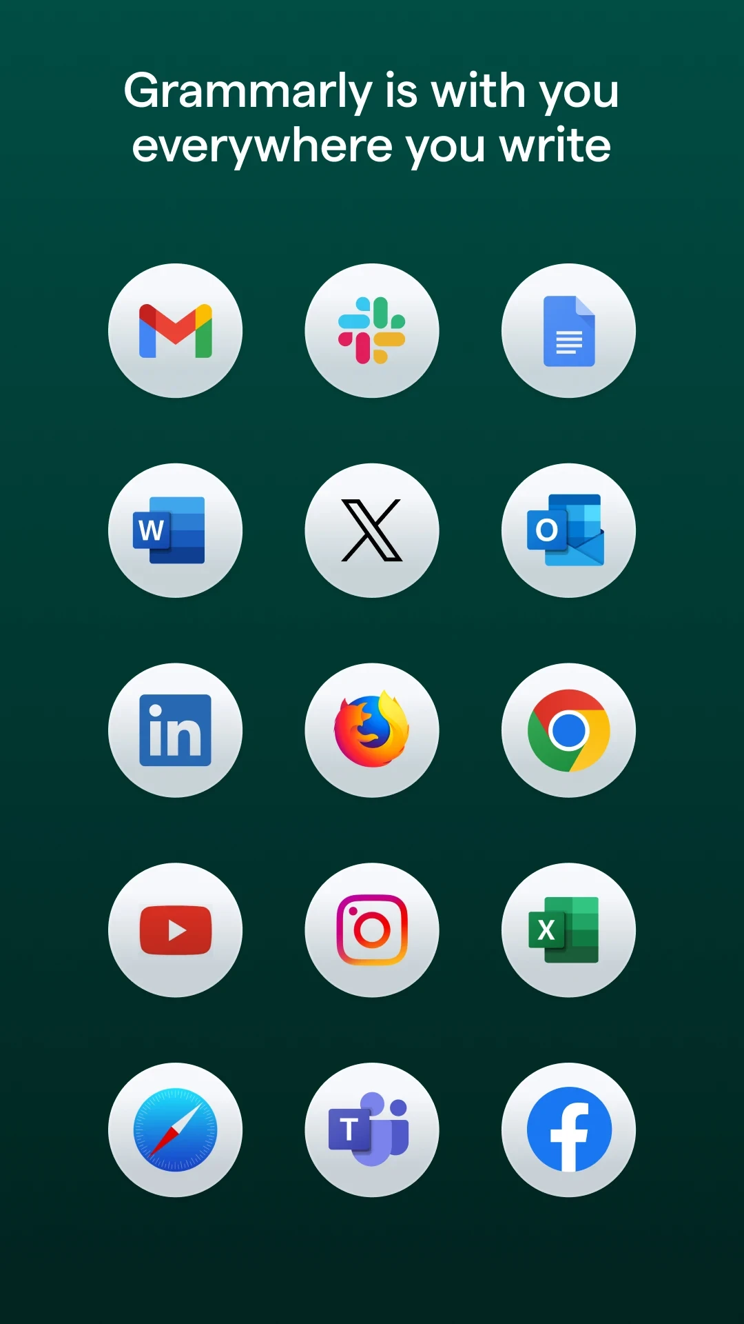 Grammarly-AI Writing Assistant app store screenshot 6 — Productivity (Android)