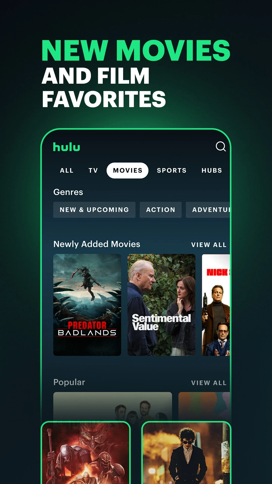 Hulu: Stream TV shows & movies app store screenshot 3 — Entertainment (Android)