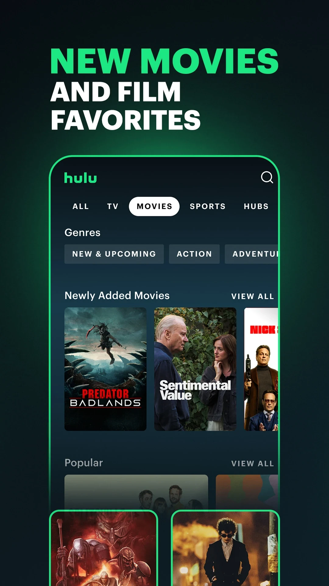 Hulu: Stream TV shows & movies app store screenshot 3 — Entertainment (Android)