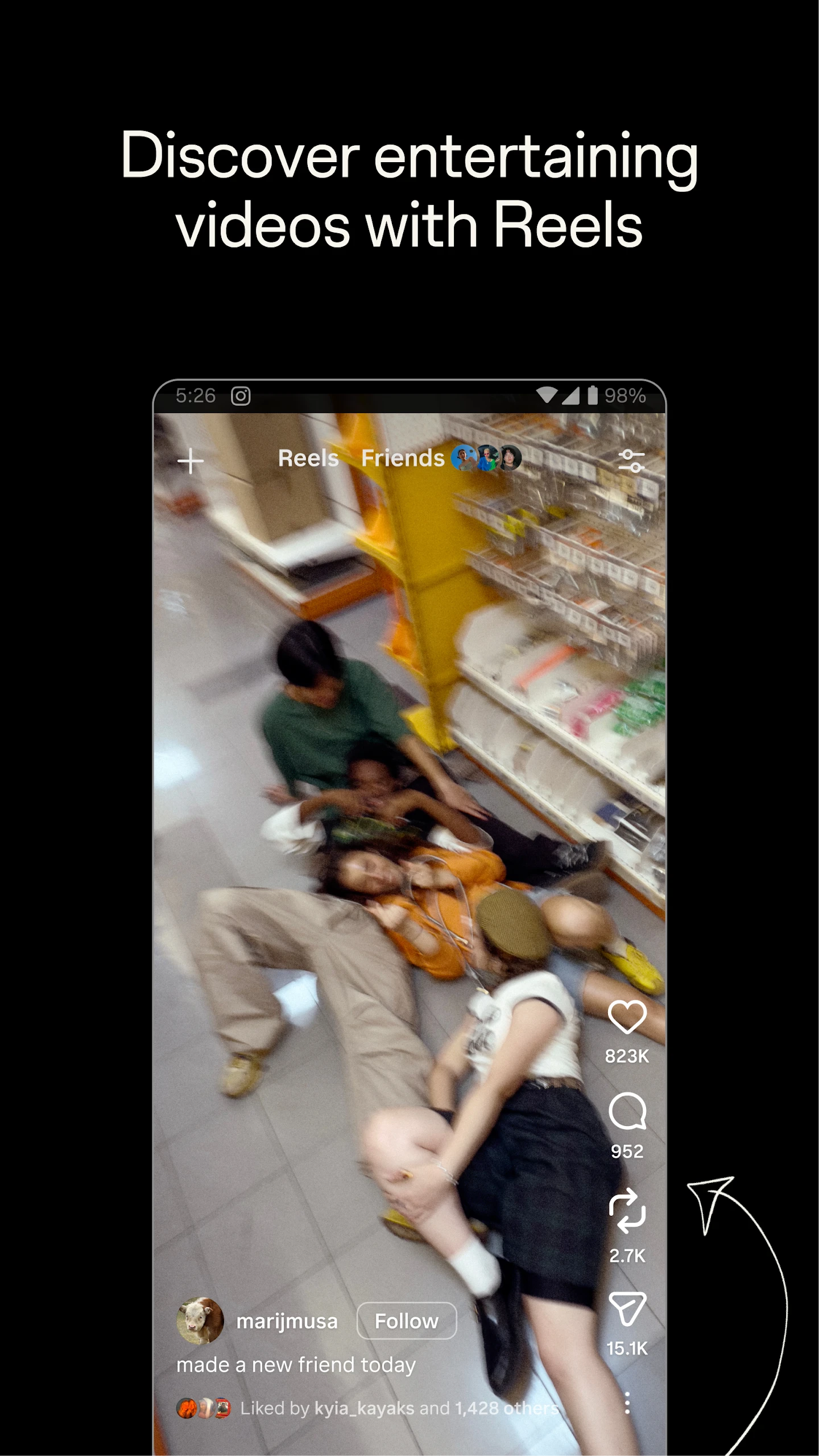 Instagram app store screenshot 1 — Social (Android)