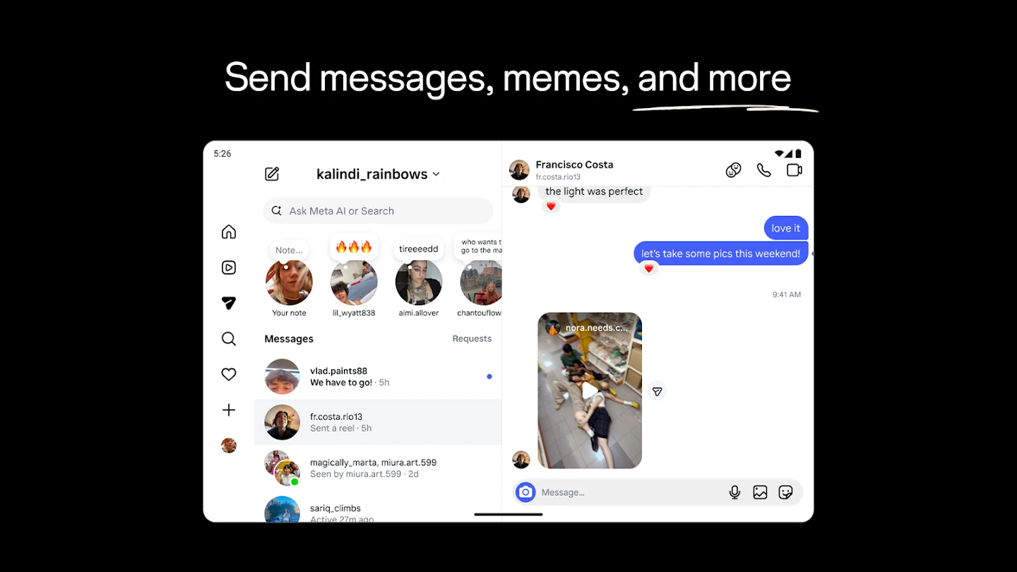 Instagram app store screenshot 12 — Social (Android)