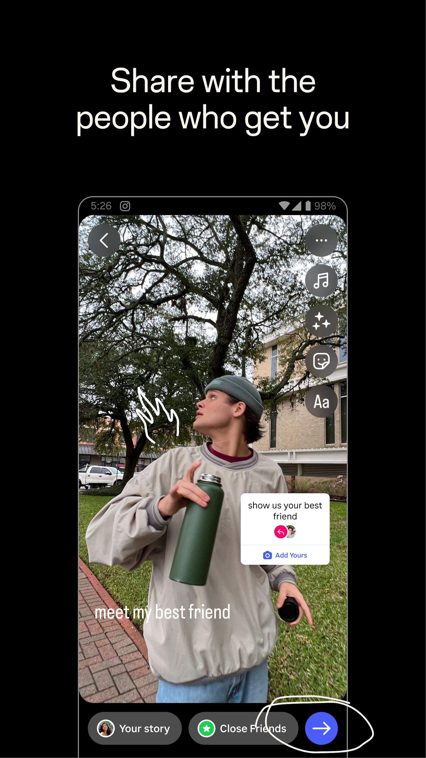 Instagram app store screenshot 3 — Social (Android)