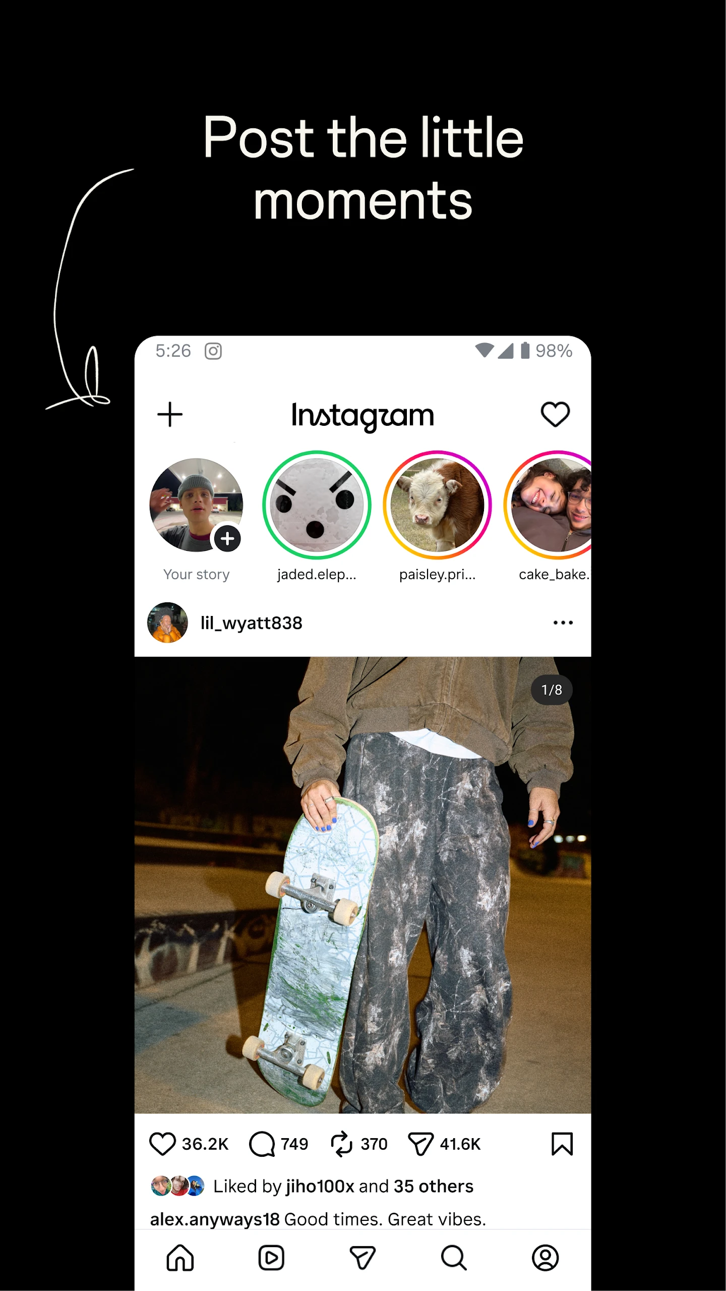 Instagram app store screenshot 5 — Social (Android)