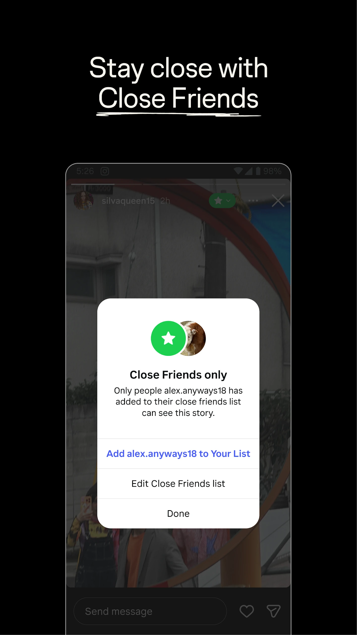 Instagram app store screenshot 6 — Social (Android)