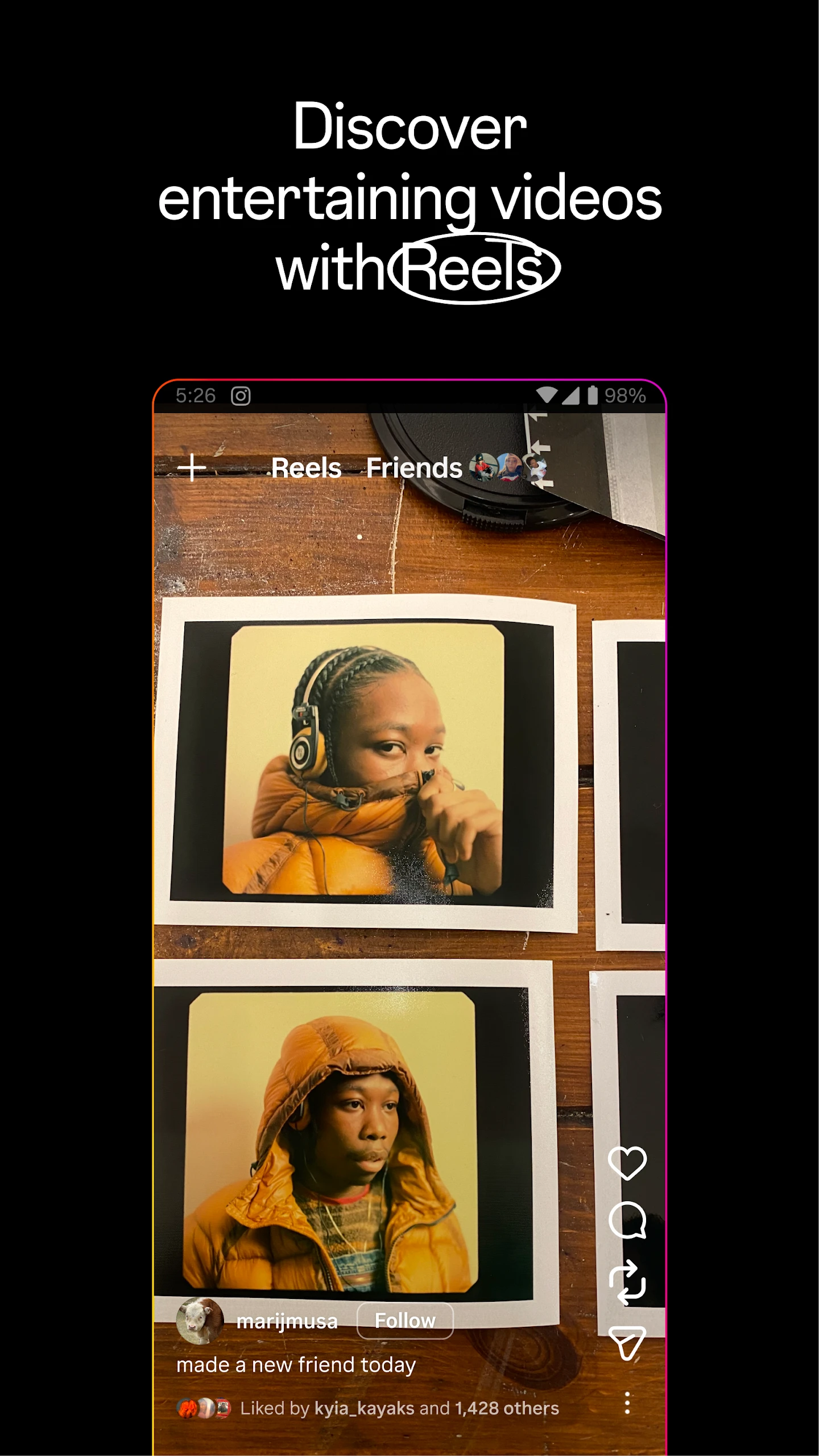 Instagram app store screenshot 1 — Social (Android)