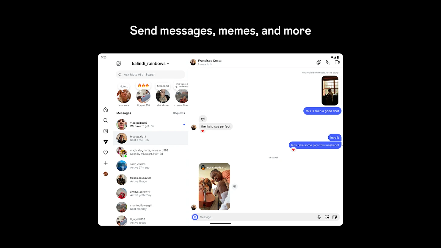 Instagram app store screenshot 18 — Social (Android)