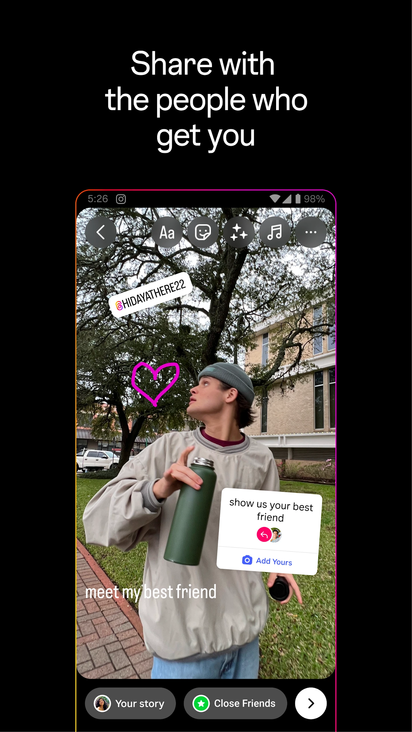 Instagram app store screenshot 3 — Social (Android)