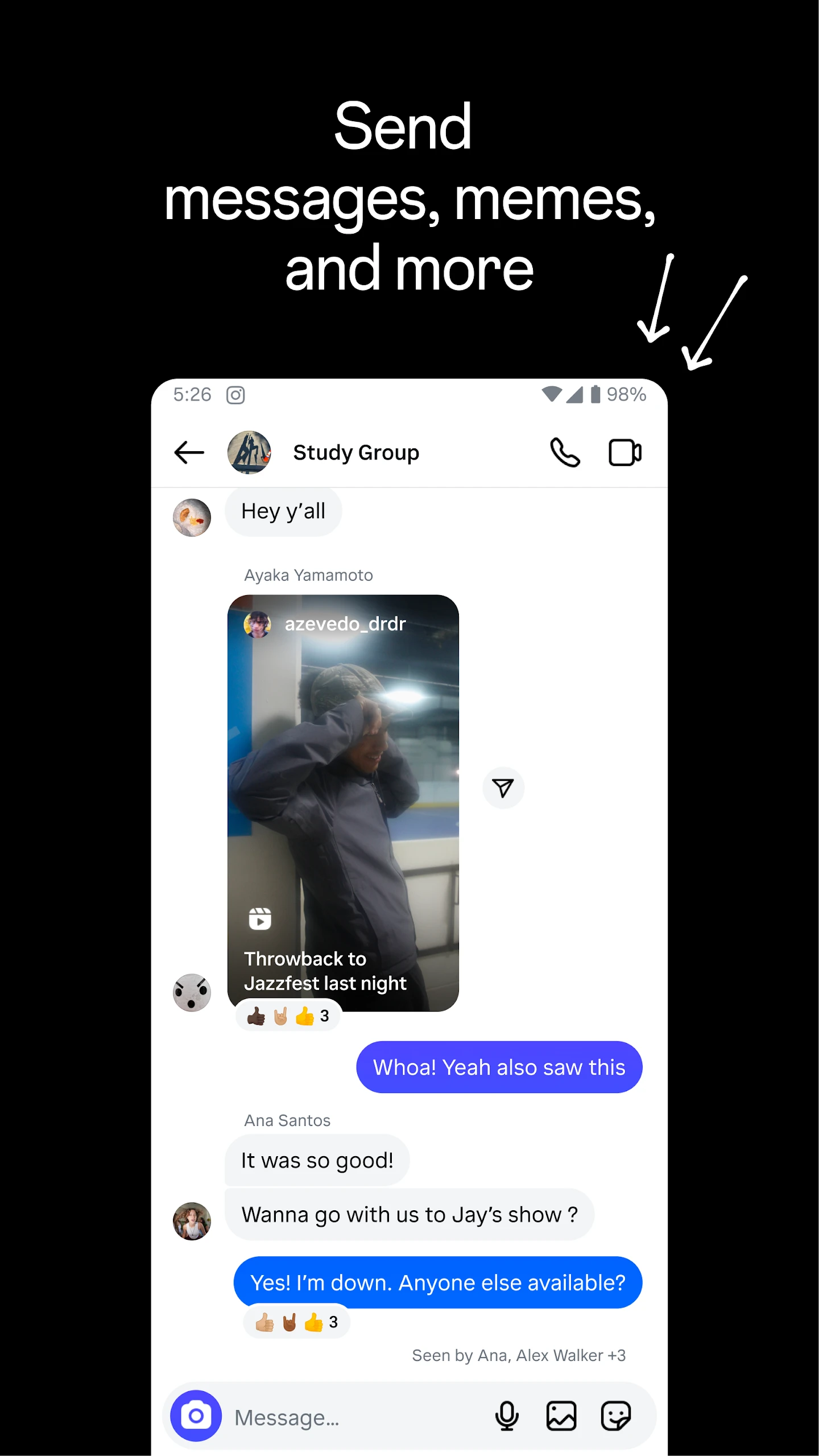 Instagram app store screenshot 4 — Social (Android)