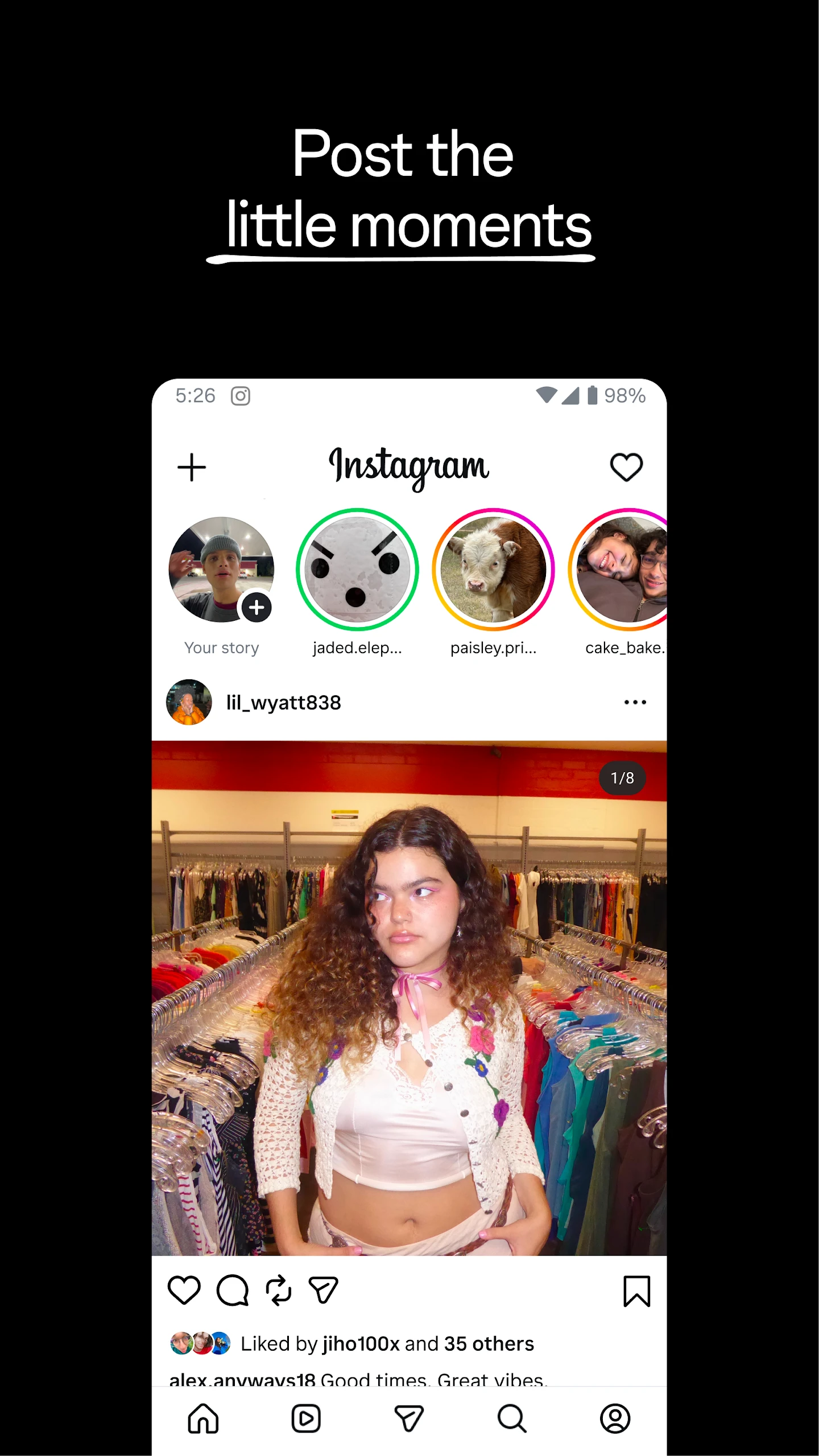 Instagram app store screenshot 5 — Social (Android)