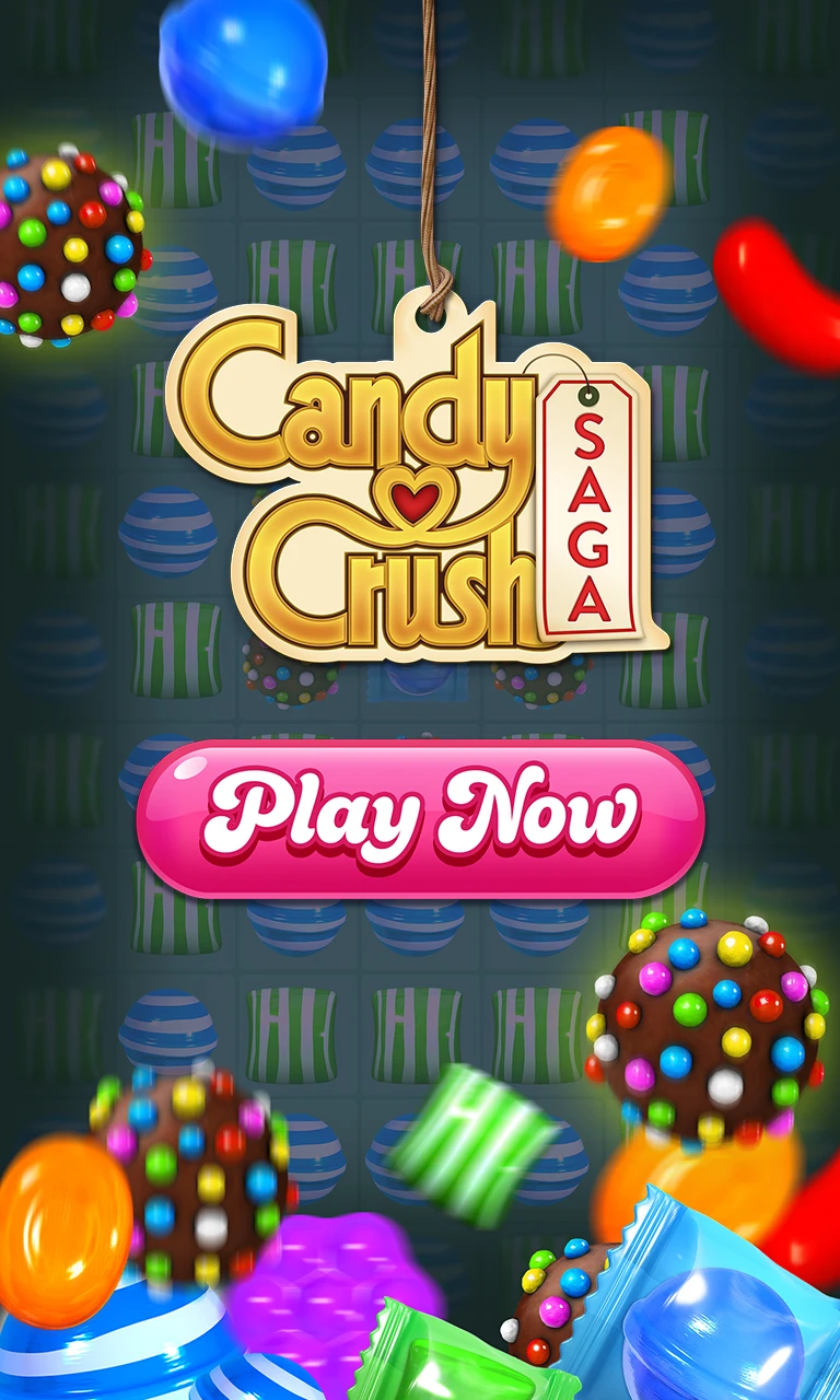 Candy Crush Saga app store screenshot 1 — Game Puzzle (Android)