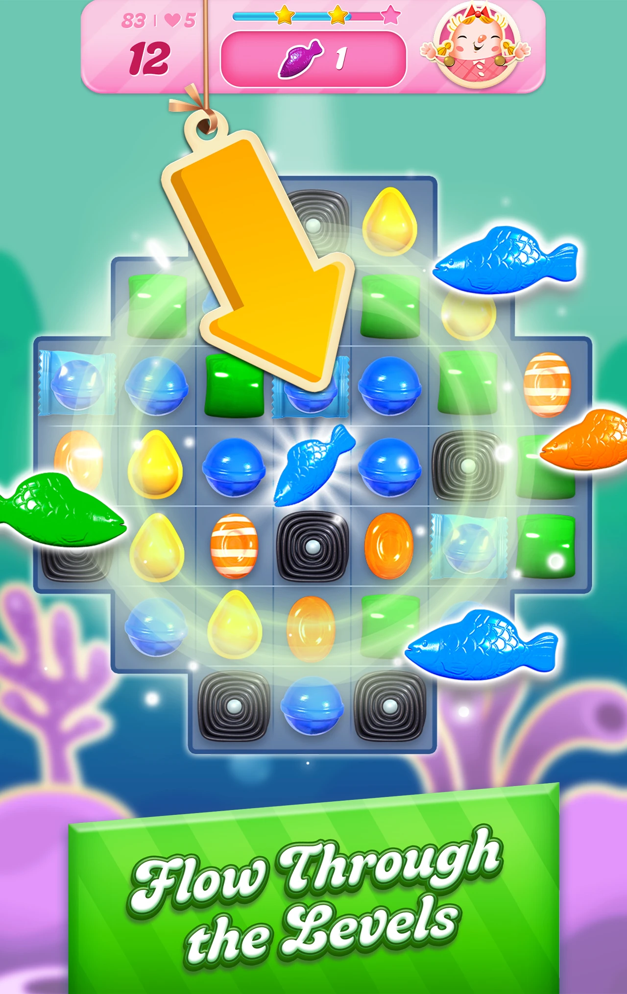 Candy Crush Saga app store screenshot 14 — Game Puzzle (Android)
