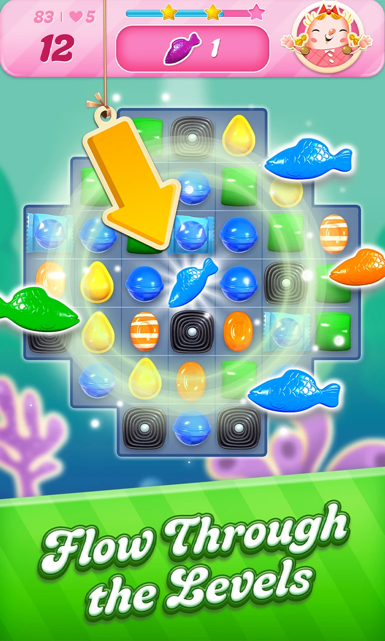 Candy Crush Saga app store screenshot 4 — Game Puzzle (Android)