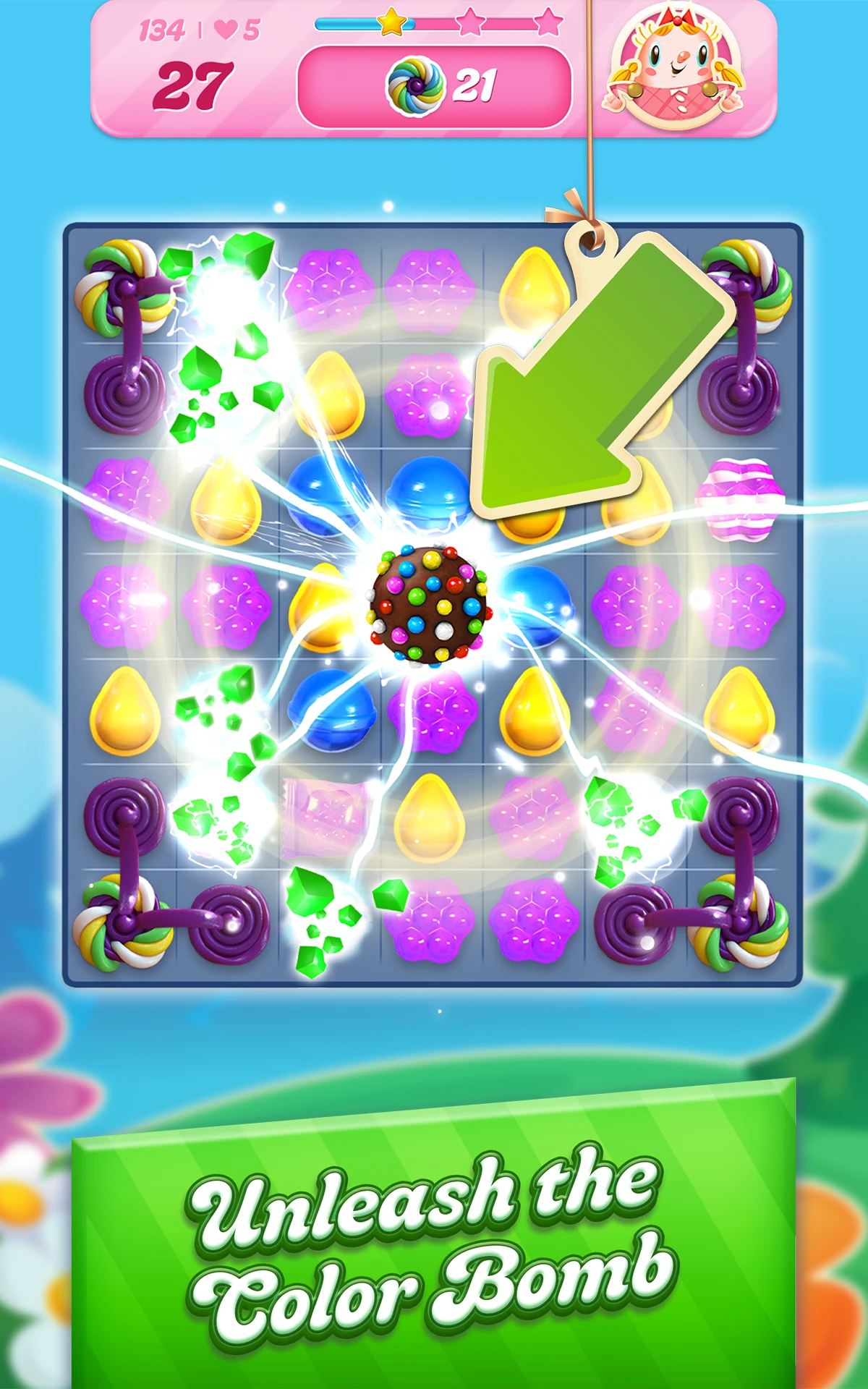 Candy Crush Saga app store screenshot 7 — Game Puzzle (Android)