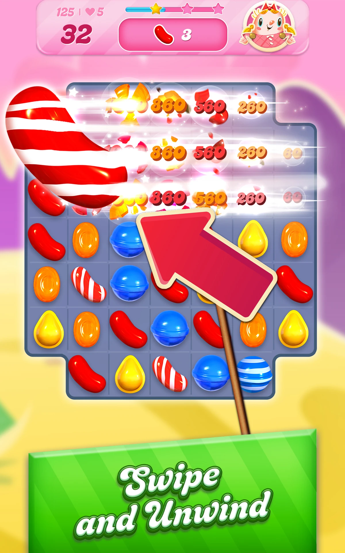 Candy Crush Saga app store screenshot 8 — Game Puzzle (Android)