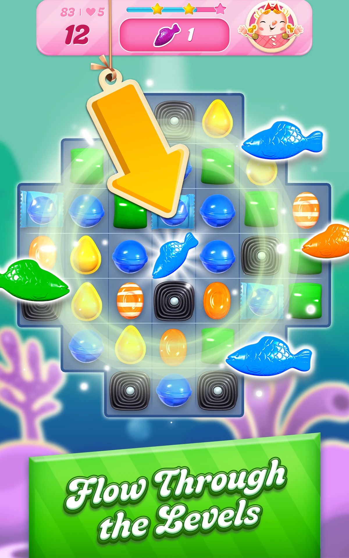 Candy Crush Saga app store screenshot 9 — Game Puzzle (Android)