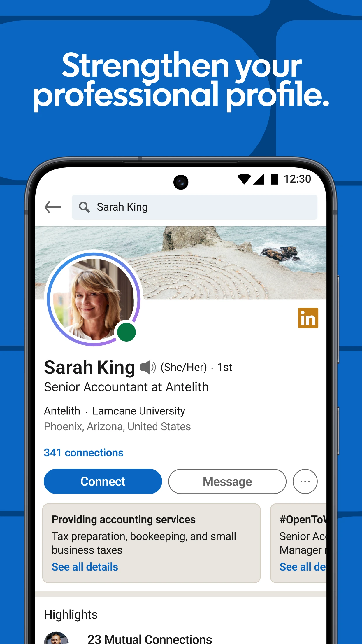 LinkedIn: Community & Network app store screenshot 4 — Business (Android)