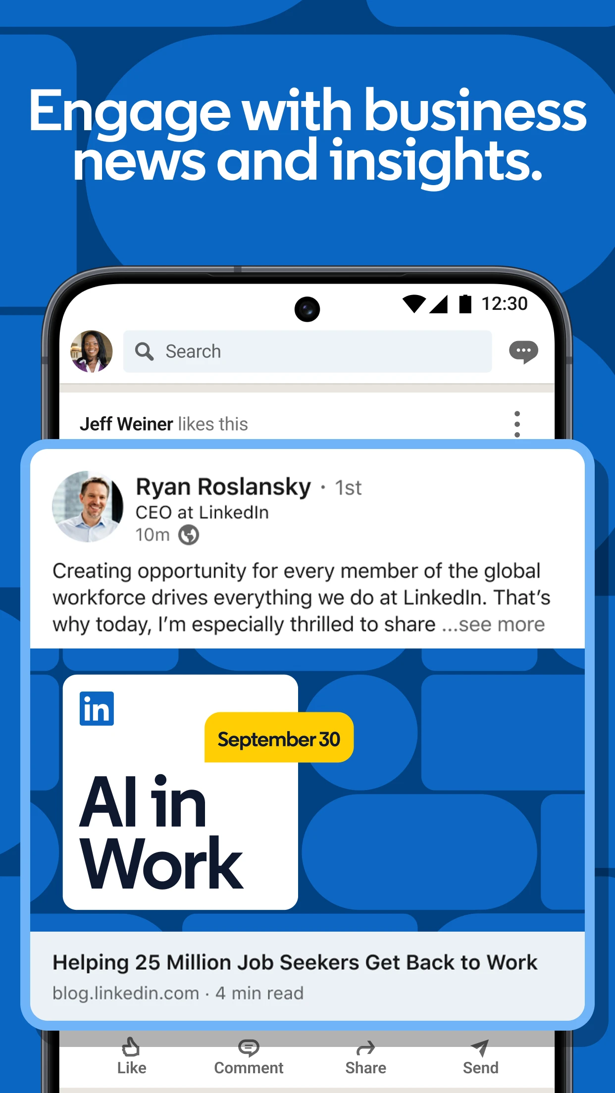 LinkedIn: Community & Network app store screenshot 5 — Business (Android)