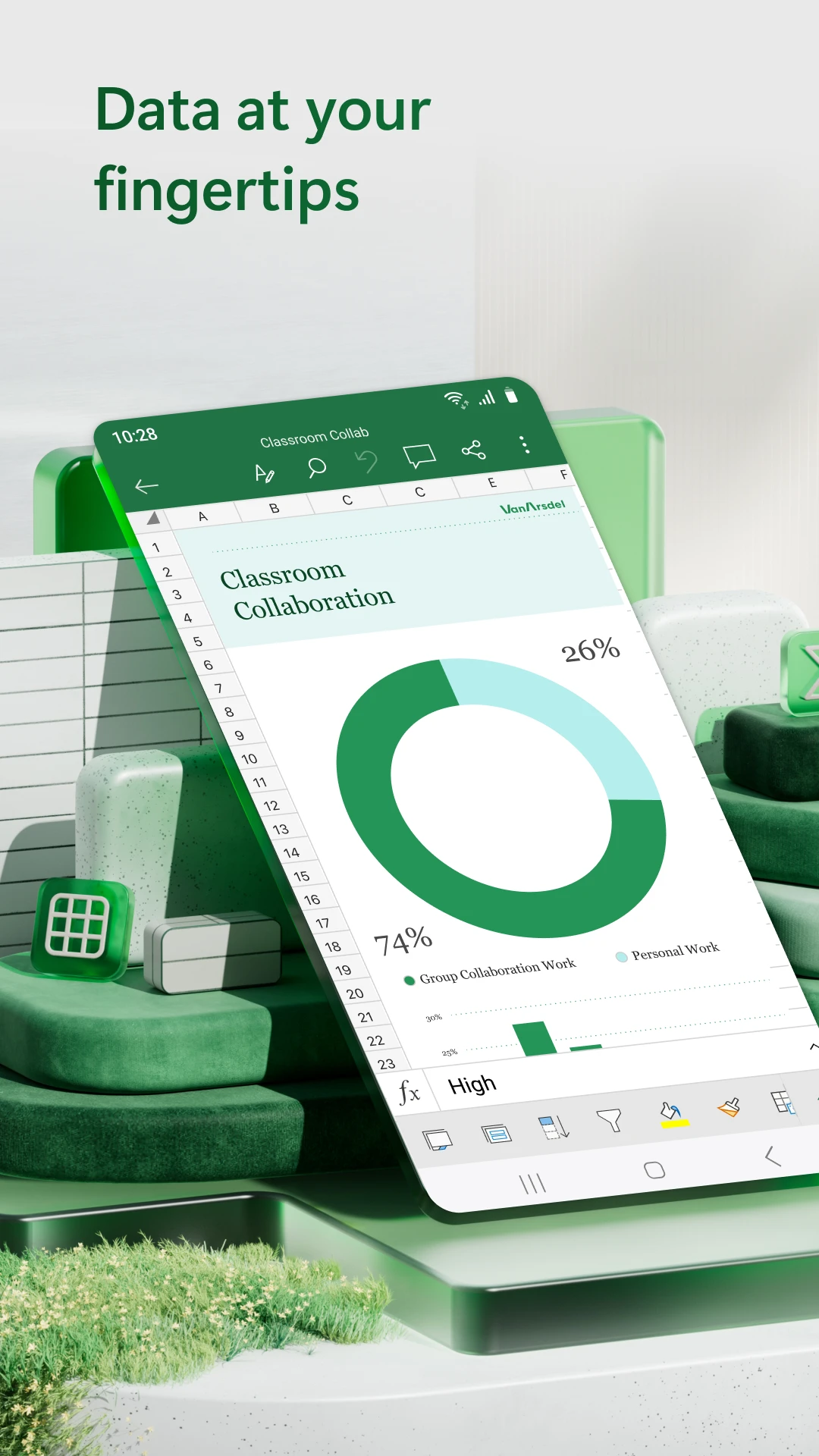 Microsoft Excel: Spreadsheets app store screenshot 1 — Productivity (Android)