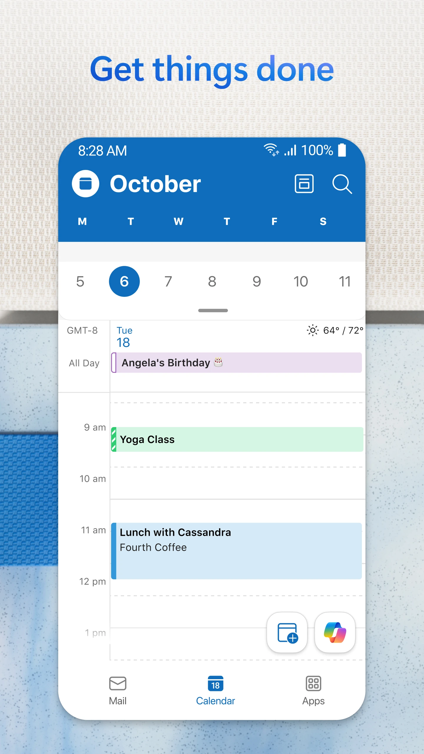 Microsoft Outlook app store screenshot 6 — Productivity (Android)