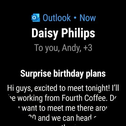 Microsoft Outlook app store screenshot 9 — Productivity (Android)