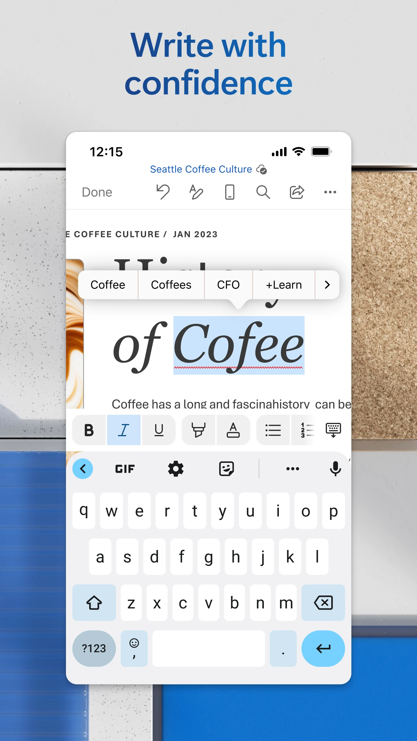 Microsoft Word: Edit Documents app store screenshot 4 — Productivity (Android)