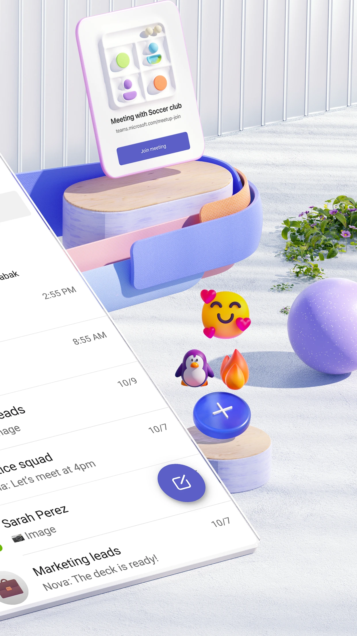 Microsoft Teams app store screenshot 2 — Business (Android)