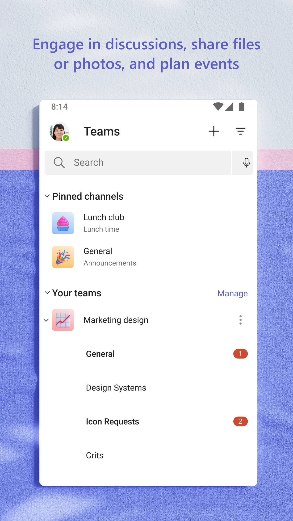 Microsoft Teams app store screenshot 6 — Business (Android)