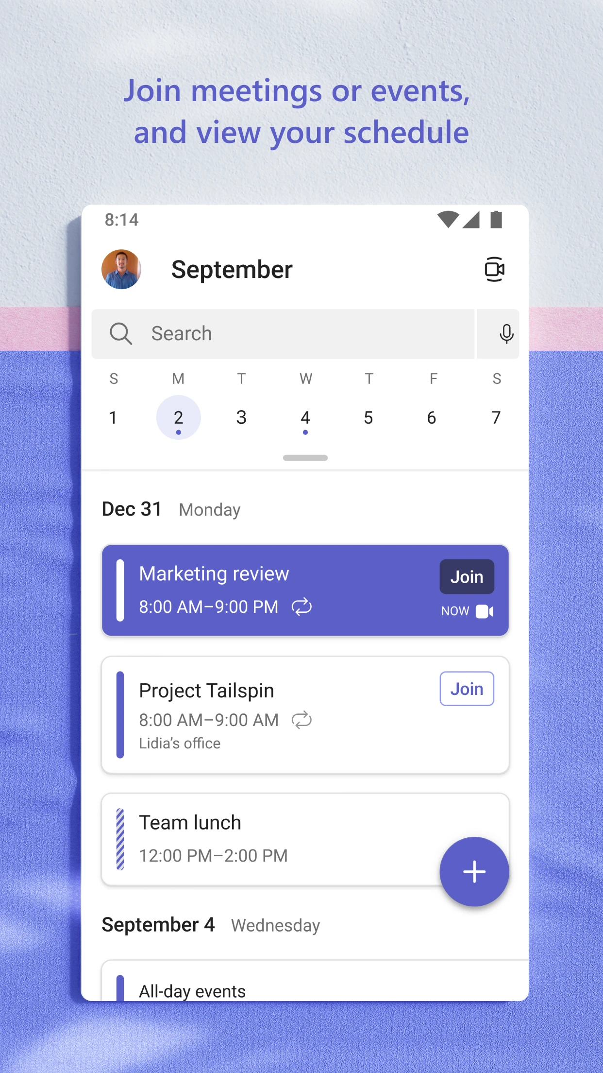 Microsoft Teams app store screenshot 8 — Business (Android)