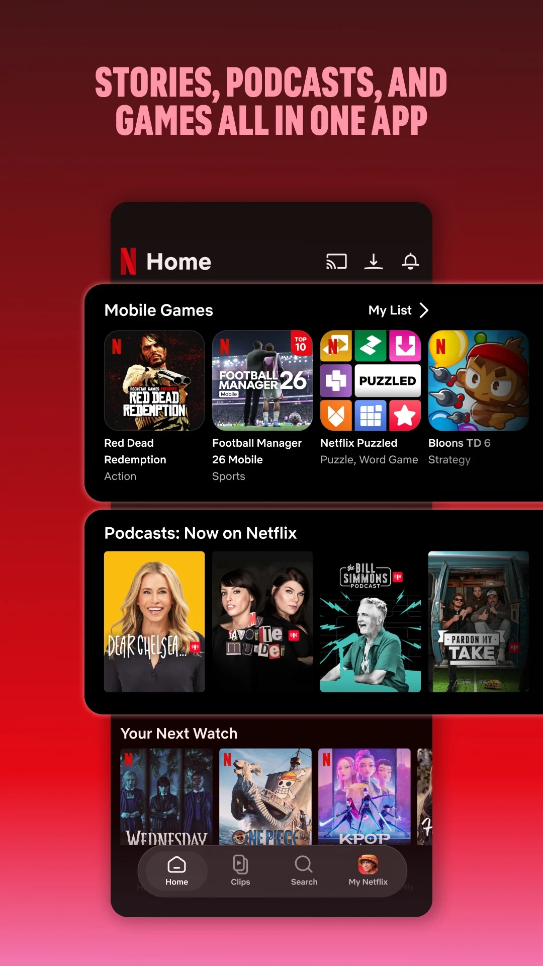 Netflix app store screenshot 2 — Entertainment (Android)