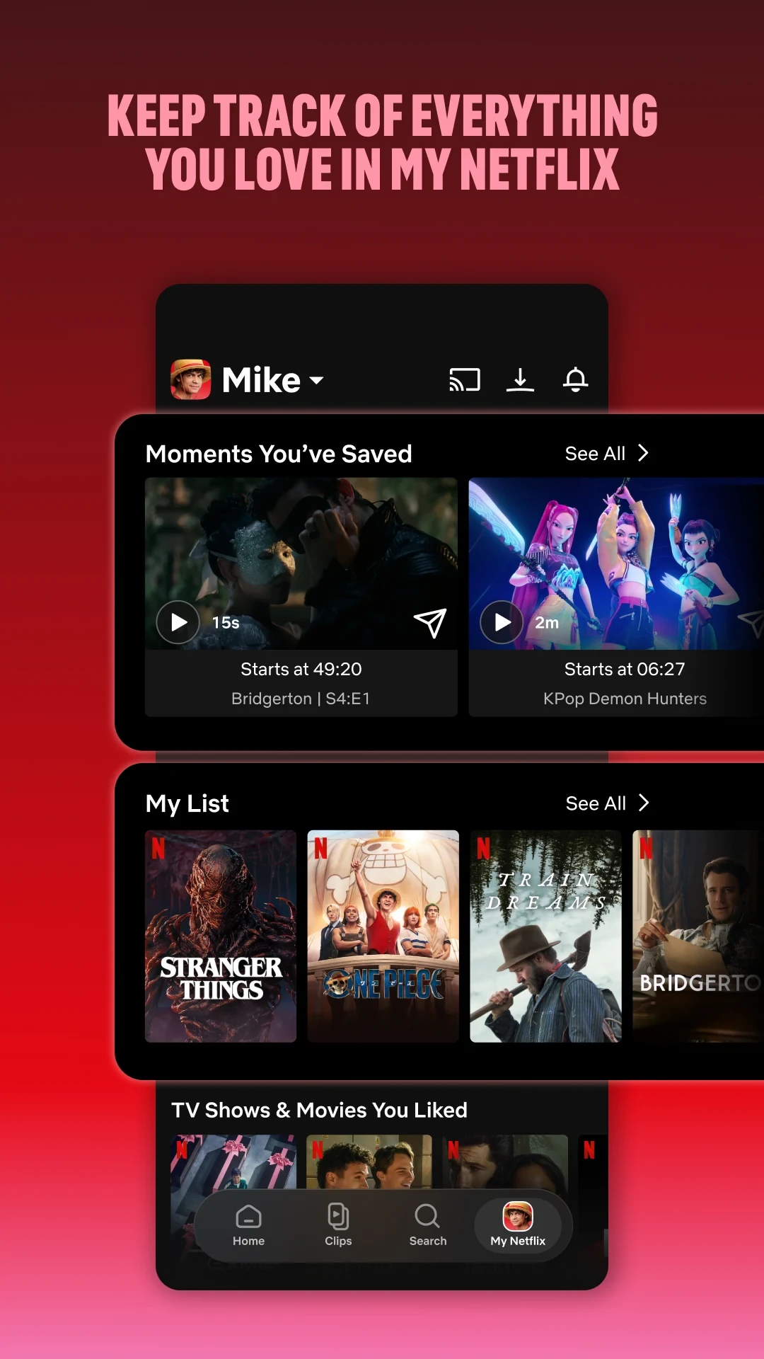 Netflix app store screenshot 3 — Entertainment (Android)
