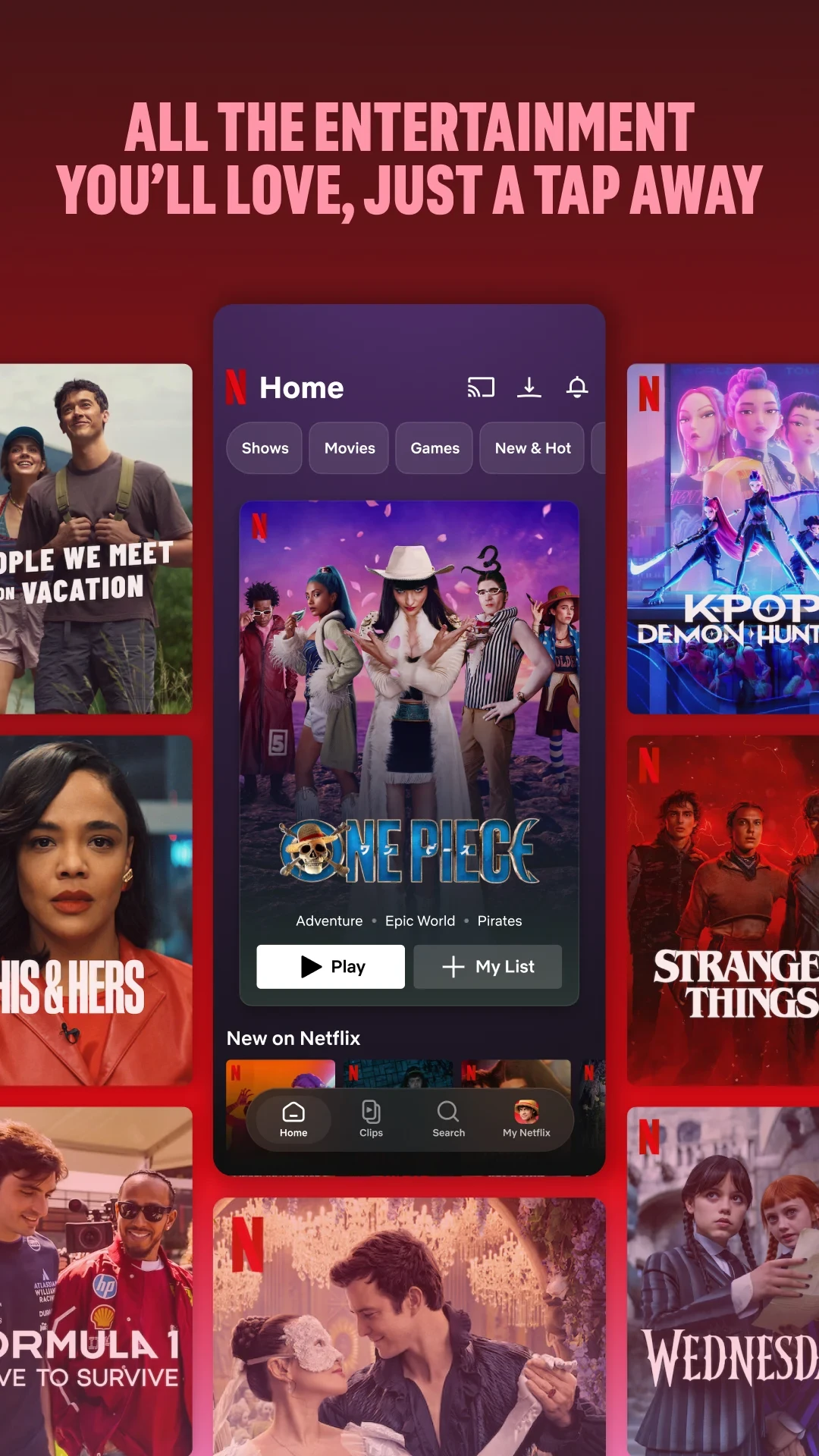 Netflix app store screenshot 5 — Entertainment (Android)