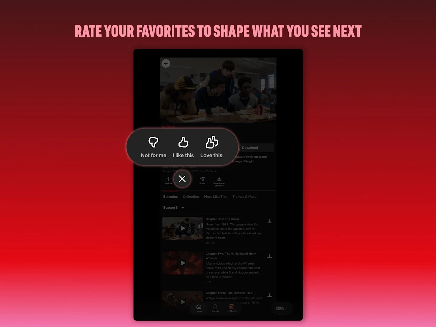 Netflix app store screenshot 8 — Entertainment (Android)
