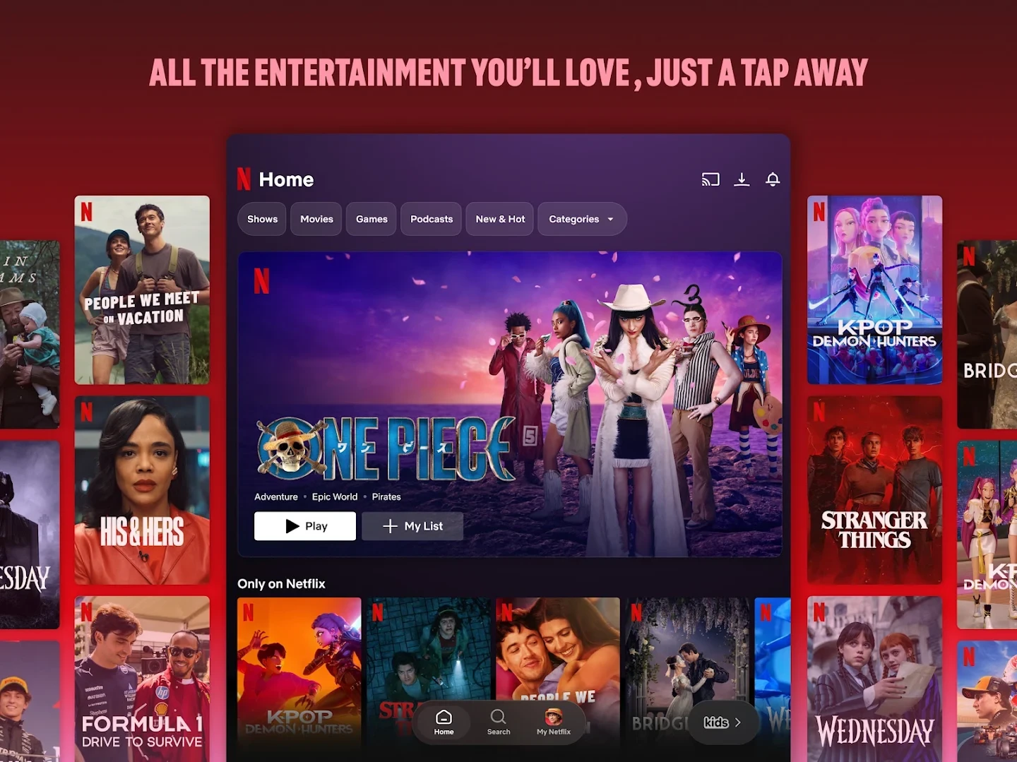 Netflix app store screenshot 9 — Entertainment (Android)