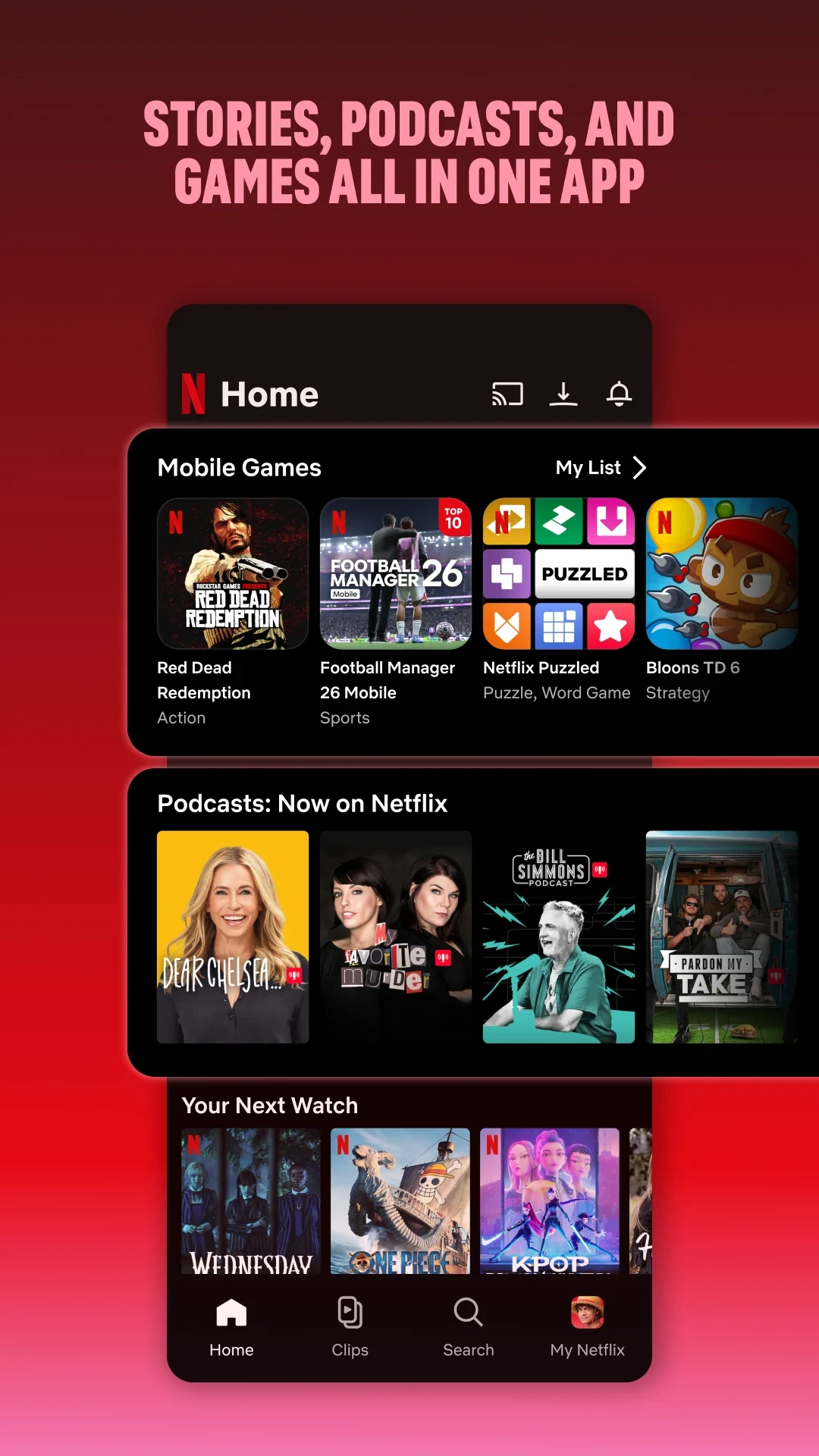 Netflix app store screenshot 2 — Entertainment (Android)